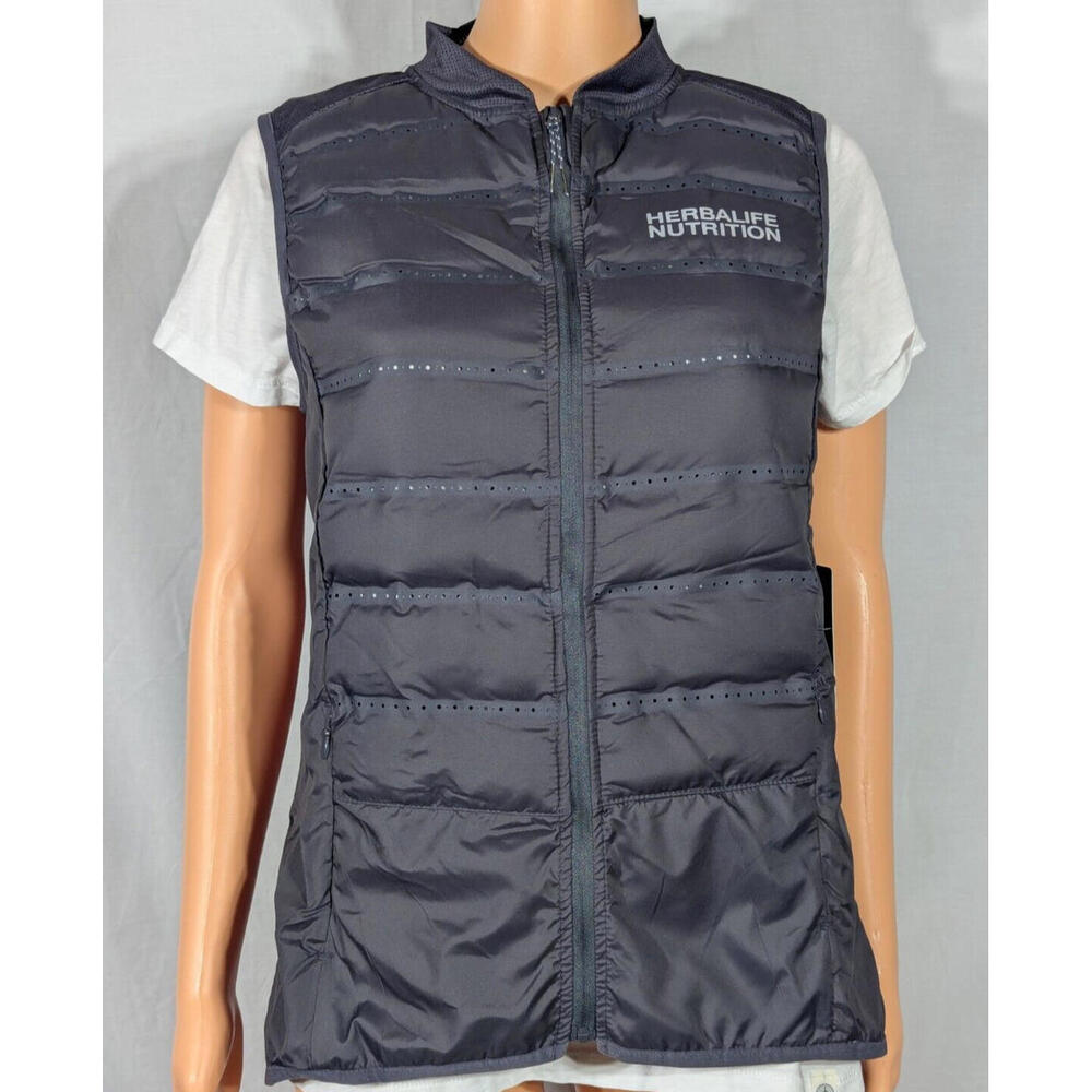 Puffer Vest ~ Women Size M Black Very, Very Lightweight NEW WITH TAGS Vented